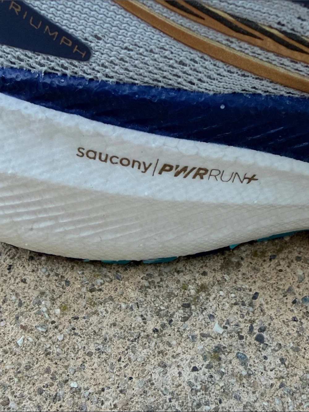Saucony Women's Triumph 20 Prospect Glass Running Sneakers Size 9.5 - Picture 4 of 9